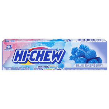 Hi Chew Fruit Chewy Candy Blue Raspberry 1.76 oz (15 Packs Per Box)